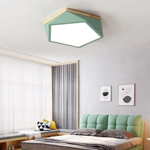 plafonniers led géométriques simples et modernes pour éclairage - vue 3 sur 16