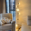 Scandinavia Glass Shade Led Floor Lamp Living Room Home Decor Corner Sofa Bedroom Bedside Standing Table Light