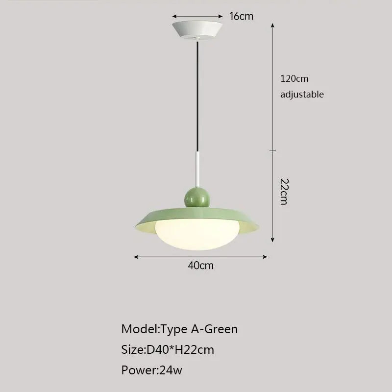 Suspension nordique led décoration maison éclairage intérieur - vue 11 sur 18