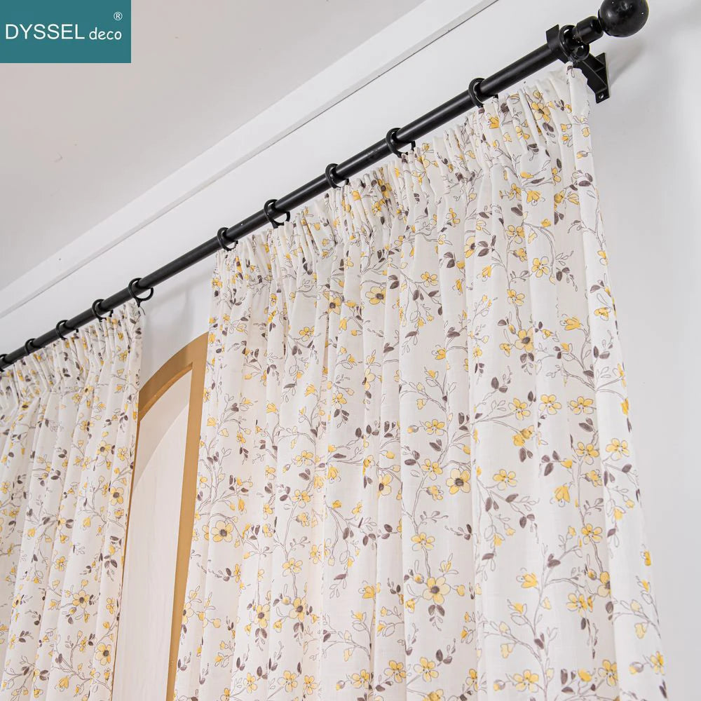 Rideau moderne rayures style europeen salon chambre - vue 2 sur 8