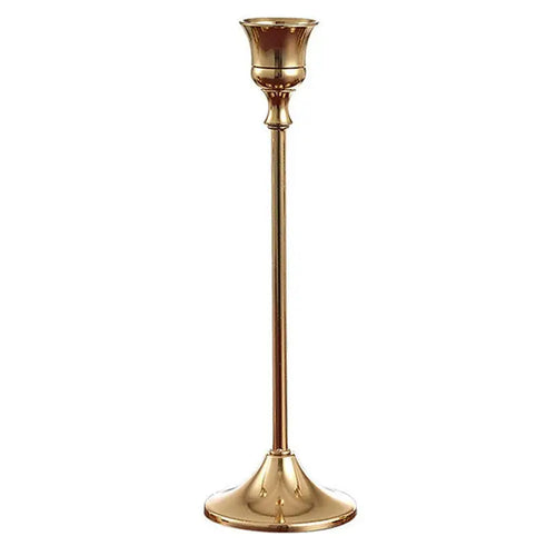 kit de bougeoirs en laiton doré pour décorations festives - vue 24 sur 26