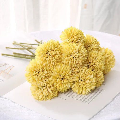 bouquet de fleurs artificielles pour décoration mariage et vases artisanaux - vue 11 sur 15
