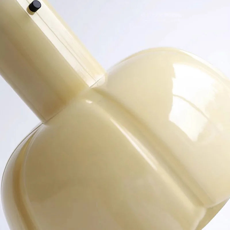 suspension en verre nordique avec motif de bourgeon de fleur - vue 6 sur 14