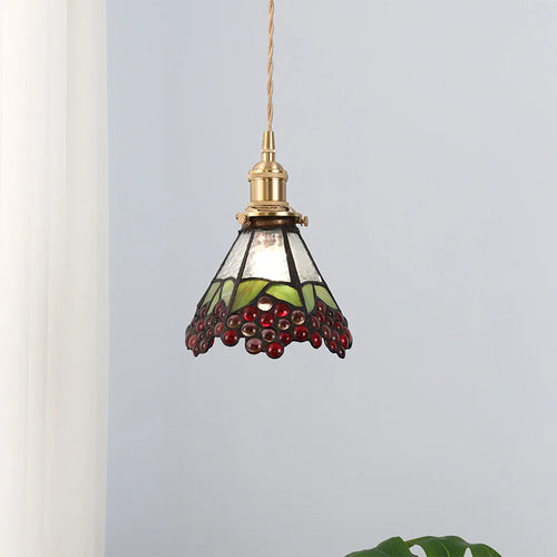 suspension en verre teinté style nordique pour éclairage industriel - vue 4 sur 18