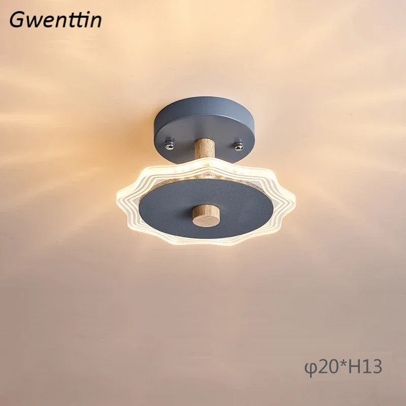 plafonnier moderne nordique led interchangeable pour intérieur élégant - vue 11 sur 12