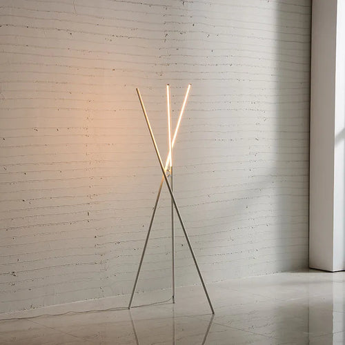 Lampadaire LED minimaliste et créatif en aluminium - vue 3 sur 8
