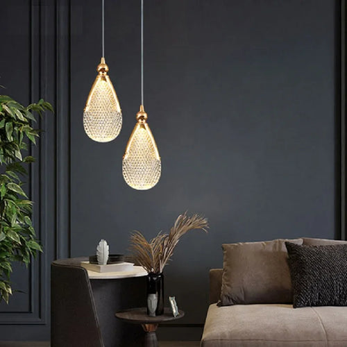 lampes suspendues led modernes pour intérieur maison décoration salon - vue 6 sur 11