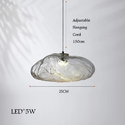 lustre en verre design nuage pour intérieur décoratif lumineux - vue 10 sur 21