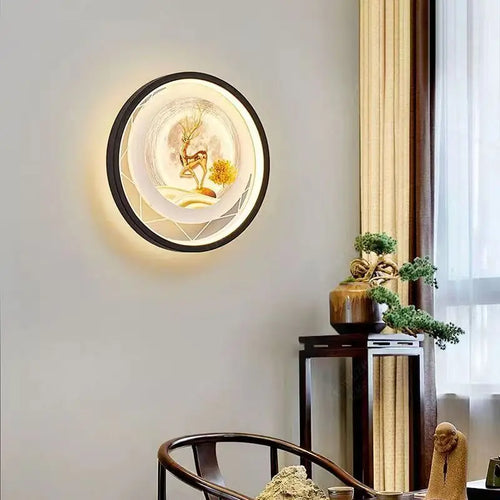Applique murale LED moderne et ronde - vue 5 sur 16