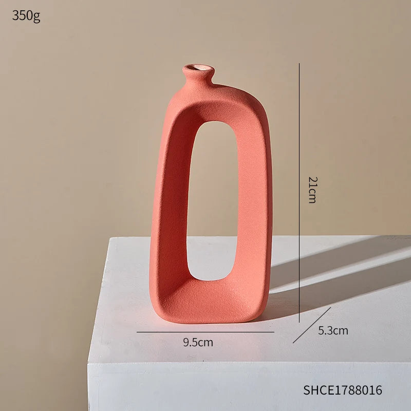 vase moderne en céramique pour décoration intérieure et extérieure - vue 8 sur 13