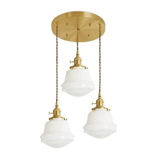 Suspension LED en verre blanc laiteux - vue 20 sur 30