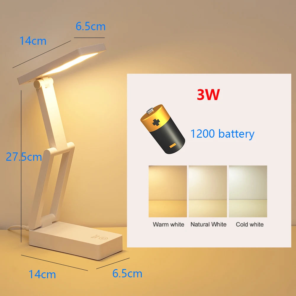 lampe de bureau led tactile usb gradation protection yeux - vue 10 sur 29