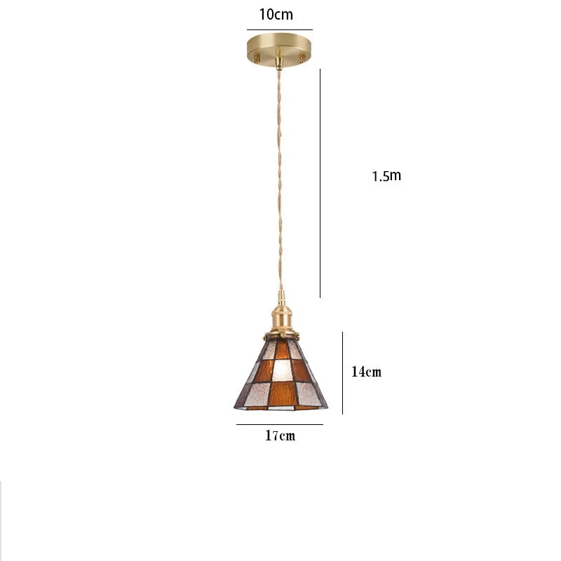 suspension en verre teinté style nordique pour éclairage industriel - vue 18 sur 18