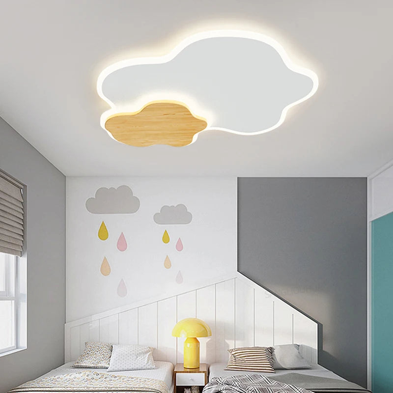 lustre moderne en bois pour ambiance minimaliste créative - vue 6 sur 10