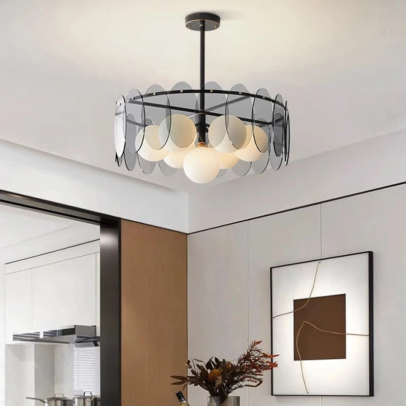 Lustre moderne led pour salle à manger pour plafond éclairage intérieur - vue 4 sur 16