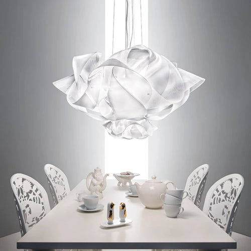 suspension Slamp italien Fabula blanche fleur - vue 4 sur 8