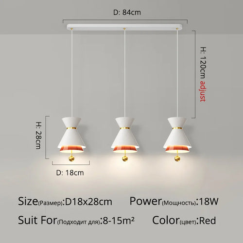 lustre créatif réglable tactile intelligent pour restaurant - vue 11 sur 17