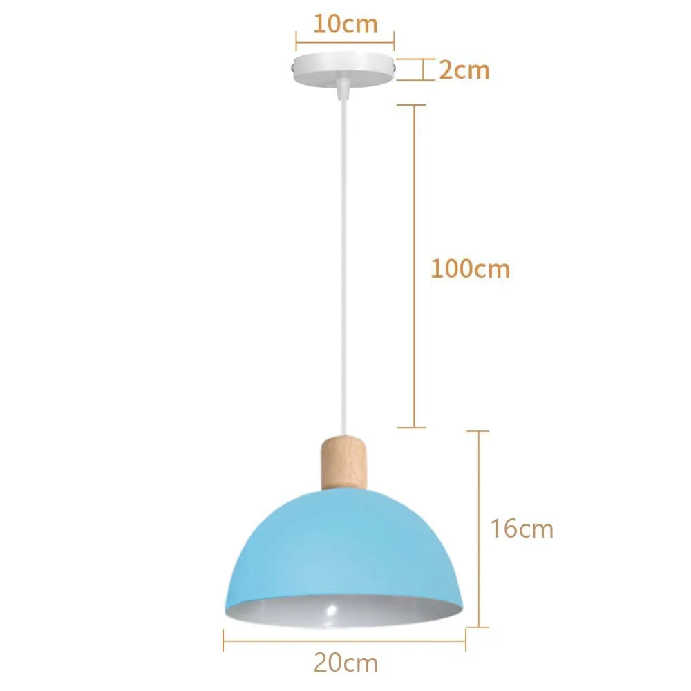 Moderne Bois LED Suspension Lumière Nordique Cuisine Décor À La Maison Suspension Restaurant Plafond Lustre Lustre Chambre Luminaires - vue 13 sur 13