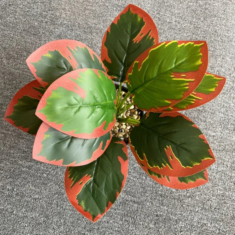 feuilles de phénix artificielles décoration verte en plastique - vue 39 sur 40