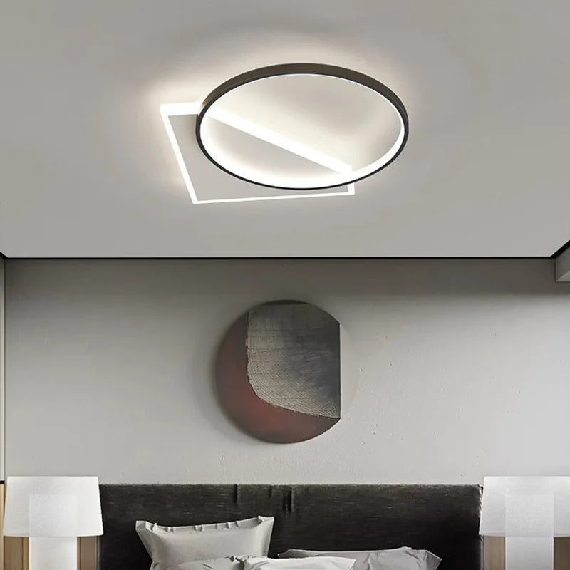 Modern LED Ceiling Lights Surface Mounting Lamp for Living Dining Room - vue 5 sur 16