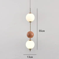 Glass Ball LED Pendant Light Ceiling Suspension Hanging for Living Dining Room Bedroom
