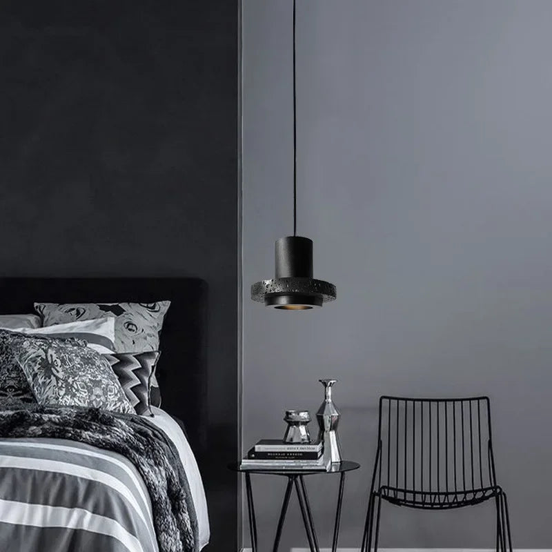 lustre haut de gamme en pierre design créatif industriel - vue 1 sur 18