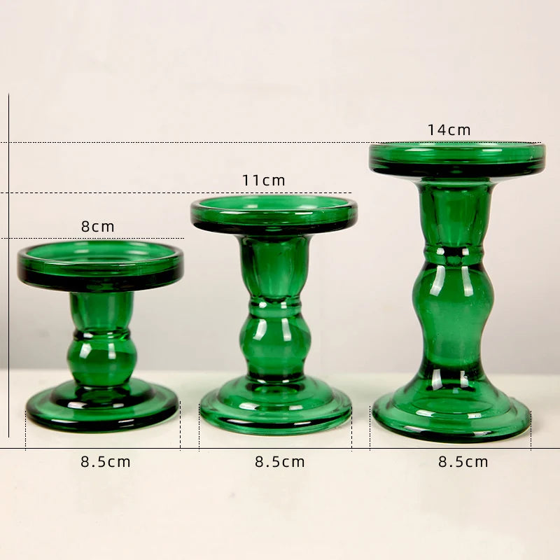 bougeoir en verre pour bougie chauffe-plat décoratif outdoor - vue 5 sur 24