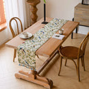 Chemin de table jacquard nordique animaux avec pompons