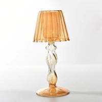 lampe de bureau en verre style européen bougeoir créatif pour mariage décoratif
