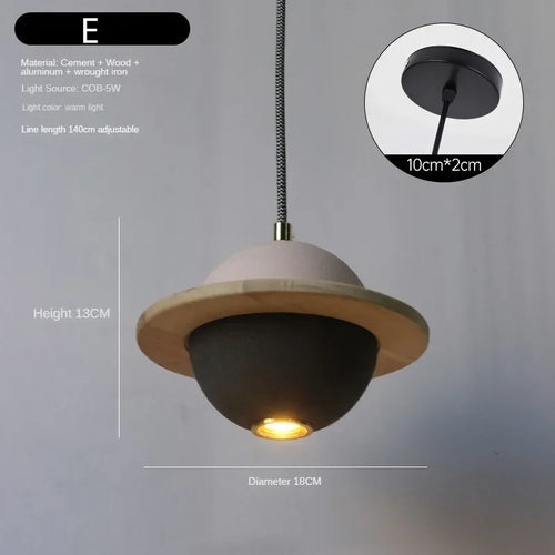 lustre moderne à led design créatif pour enfants - vue 9 sur 15