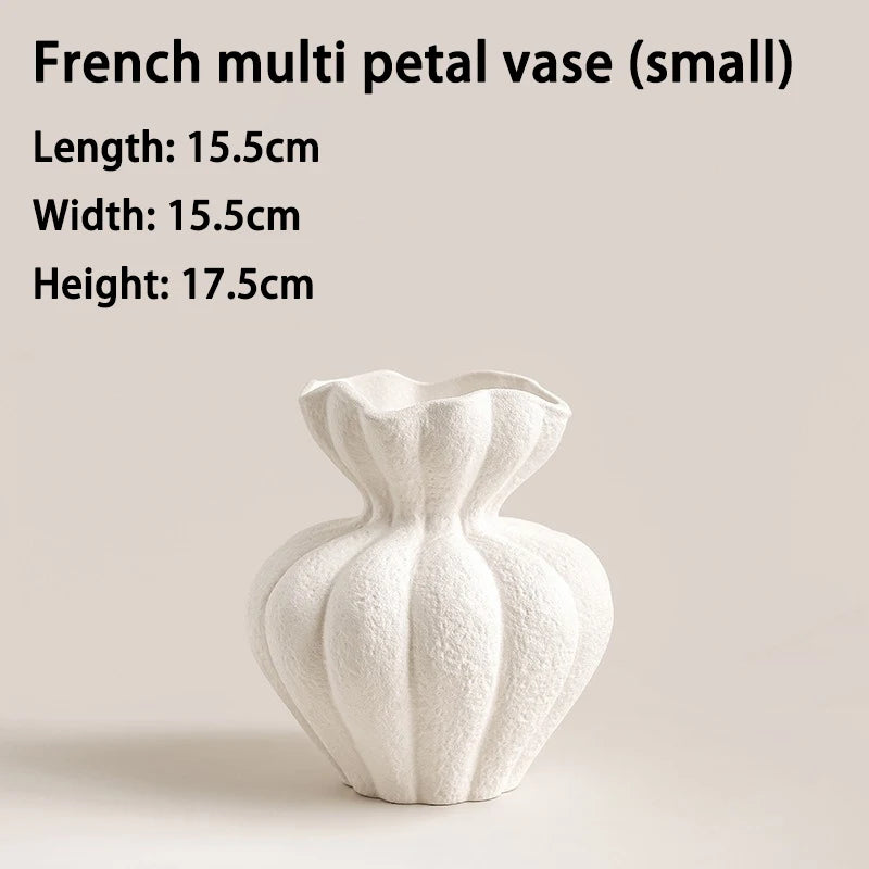 vase en céramique pour fleurs séchées décoration vintage moderne