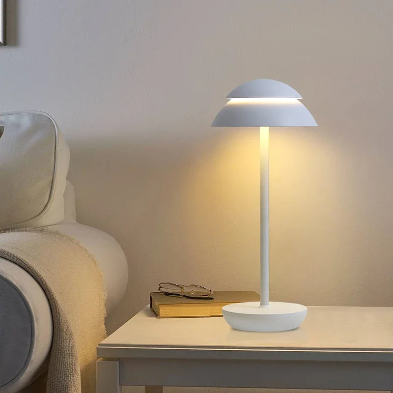 lampe rechargeable vintage led usb sans fil veilleuse portable - vue 1 sur 11