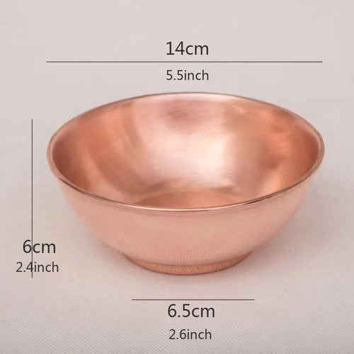 Bol à glace cuivre pur style décoratif cuisine - vue 7 sur 6