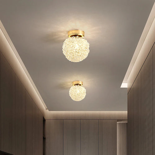 suspension en cristal moderne avec cordon réglable - vue 3 sur 12