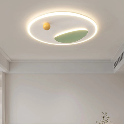 plafonnier led moderne rond carré pour intérieur - vue 5 sur 9