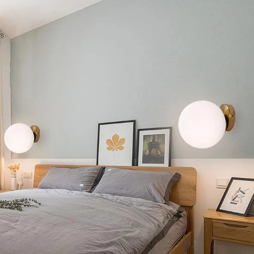 Applique murale Moderne Led nordique boule - vue 4 sur 12