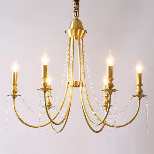 lustre en laiton moderne pour éclairage intérieur élégant - vue 11 sur 13