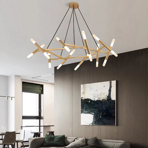 Lustre design moderne de luxe - vue 4 sur 10