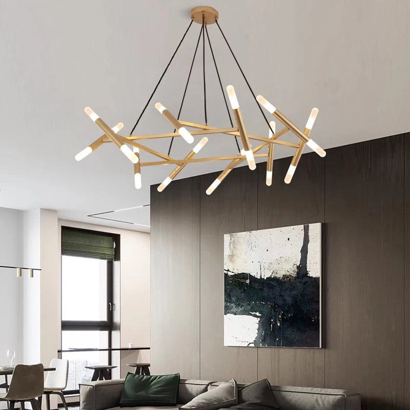 Lustre design moderne de luxe - vue 3 sur 10