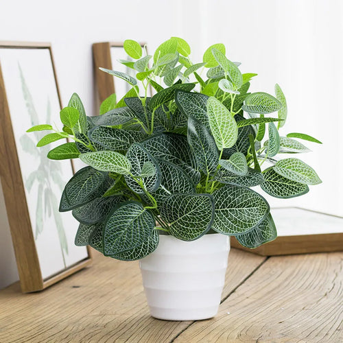 plantes artificielles en plastique pour décoration intérieure et bureau - vue 2 sur 9