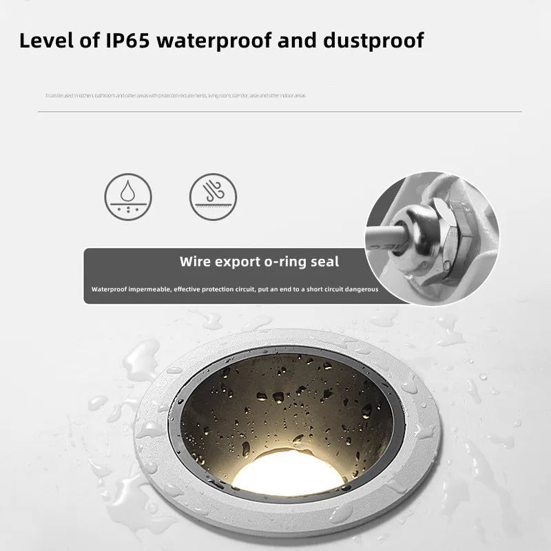 spot lumineux led étanche anti-éblouissement pour extérieur et intérieur - vue 4 sur 5
