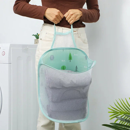 panier à linge pliable pour un rangement organisé - vue 4 sur 6