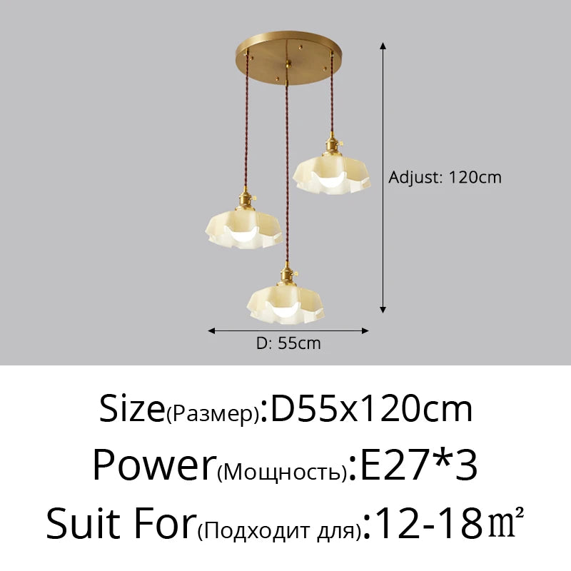lustre plissé simple pour décoration intérieure éclairage doux - vue 12 sur 17
