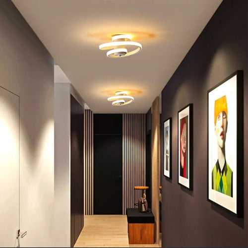 plafonnier à led moderne pour éclairage intérieur design - vue 5 sur 8