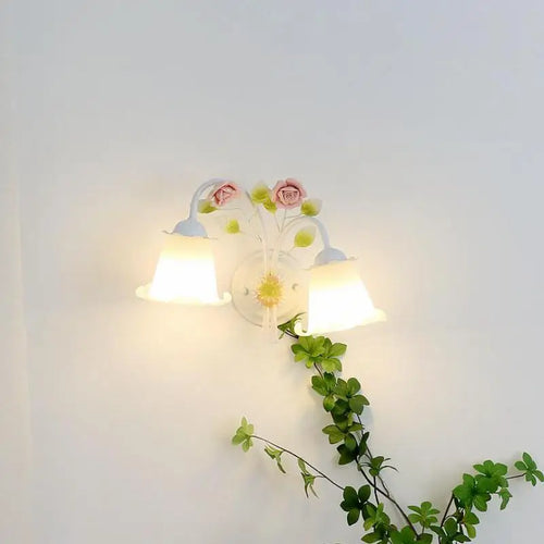 applique murale moderne fleurs pour décoration lumineuse chaleureuse - vue 2 sur 8