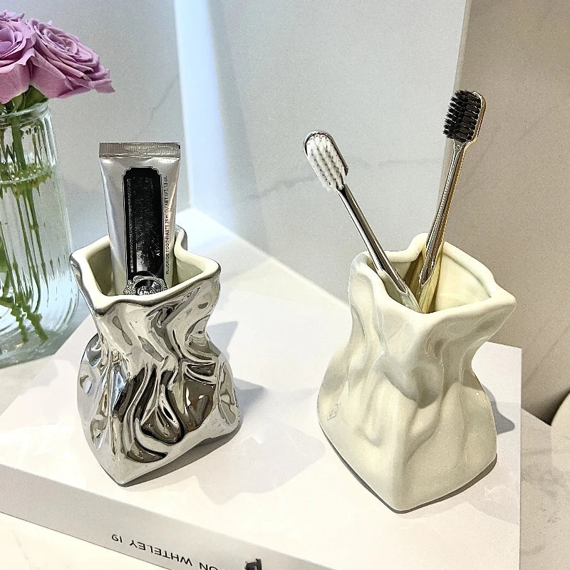 organisateur de salle de bain pour brosse à dents et maquillage - vue 1 sur 8