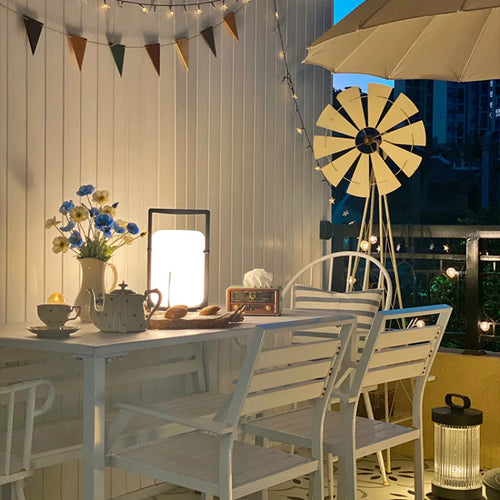 lumières solaires étanches pour jardin extérieur et terrasse de villa - vue 5 sur 11