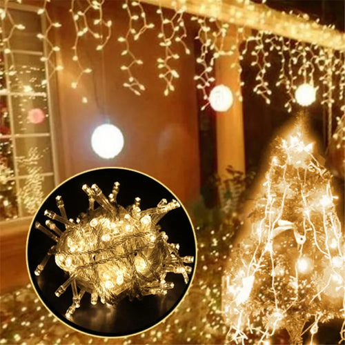 guirlande lumineuse extérieure décorations de Noël pour hiver - vue 4 sur 12