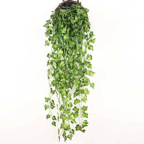 plantes artificielles en rotin à suspendre pour décoration intérieure et extérieure - vue 17 sur 29