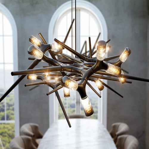 lustre led postmoderne roman de luxe pour hôtel - vue 4 sur 13